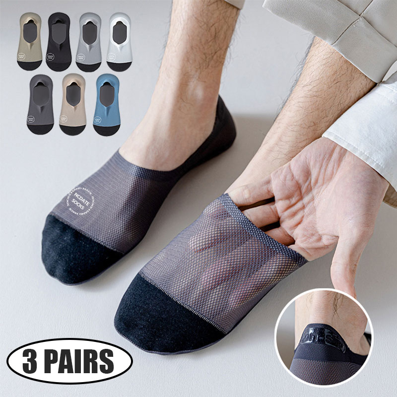 No Show Sock Women - 3 Pary Męskich Ultra-Komfortowych Skarpetek Niewidocznych