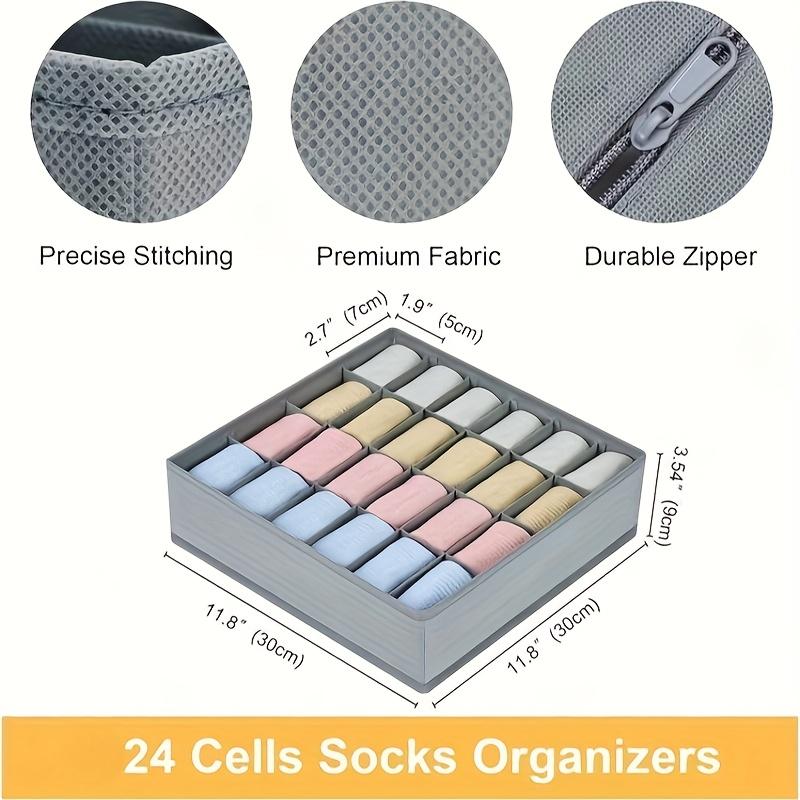 Organizer składany z 24 przegr – Sock Organizer Tray recenzja i cena