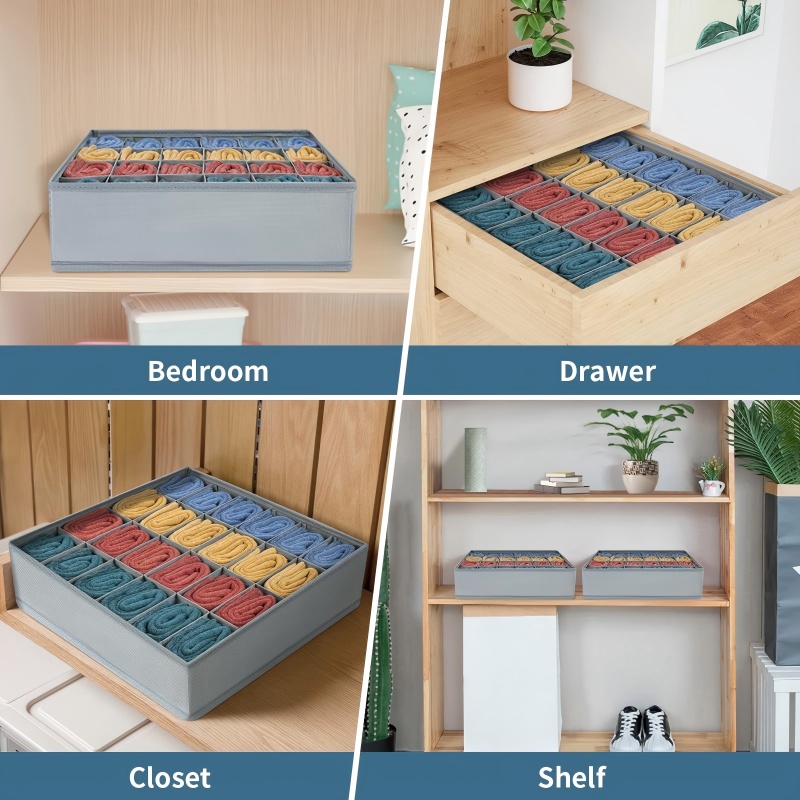 Organizer składany z 24 przegr – Sock Organizer Tray recenzja i cena