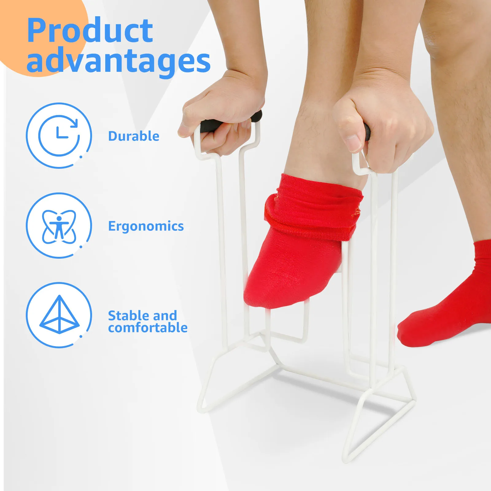 Pomocnik do zakładania kompres – Sock Organizer Tray recenzja i cena