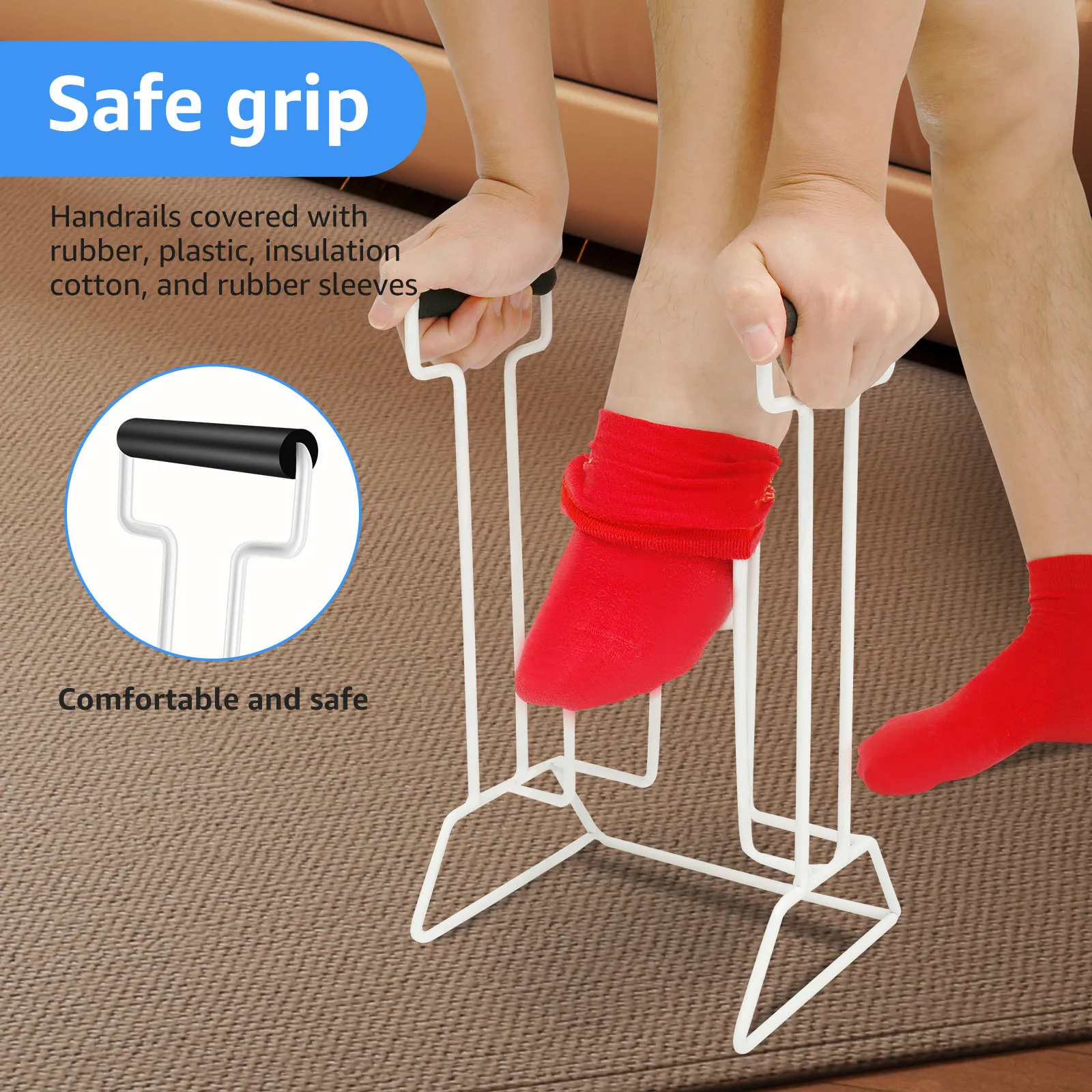 Pomocnik do zakładania kompres – Sock Organizer Tray recenzja i cena