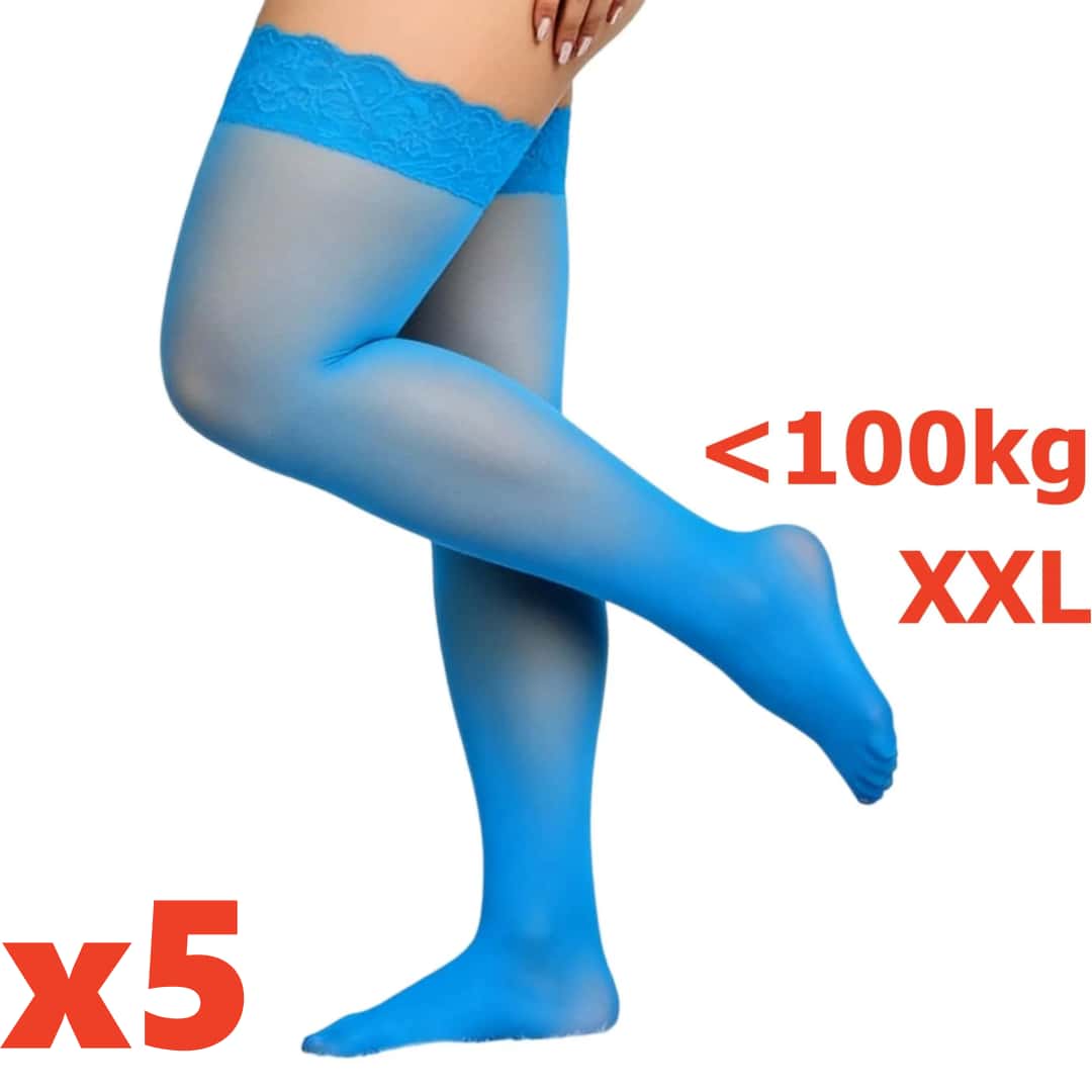 Damskie pończochy do uda plus  – Thigh High Sock Stay Up recenzja i cena