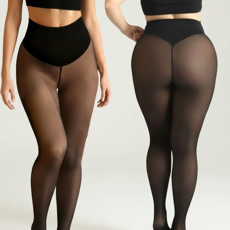Rajstopy modelujące z polarową – Tights Pantyhose Sheer recenzja i cena