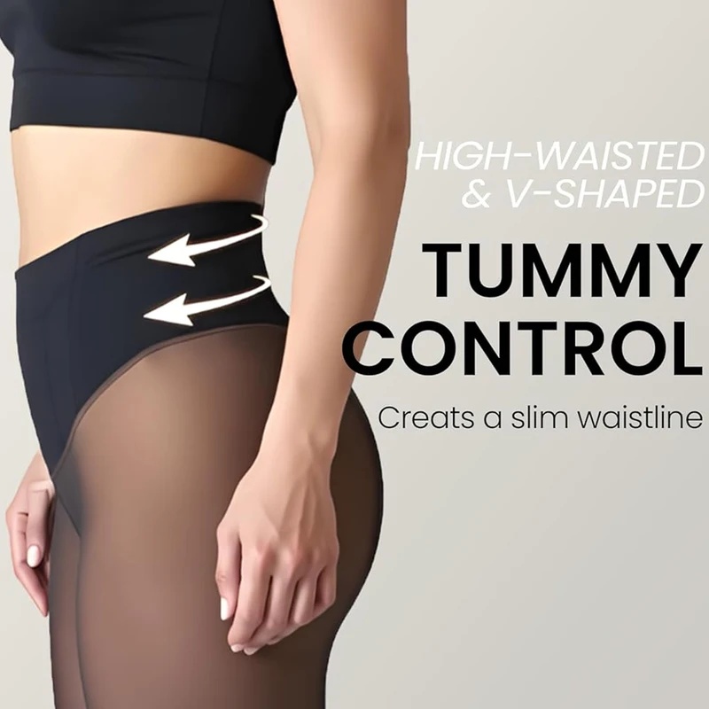 Rajstopy modelujące z polarową – Tights Pantyhose Sheer recenzja i cena